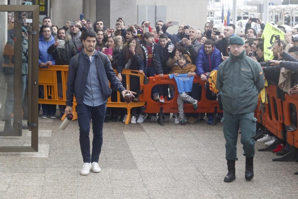 El Barcelona llega a Asturias para su duelo ante el Sporting