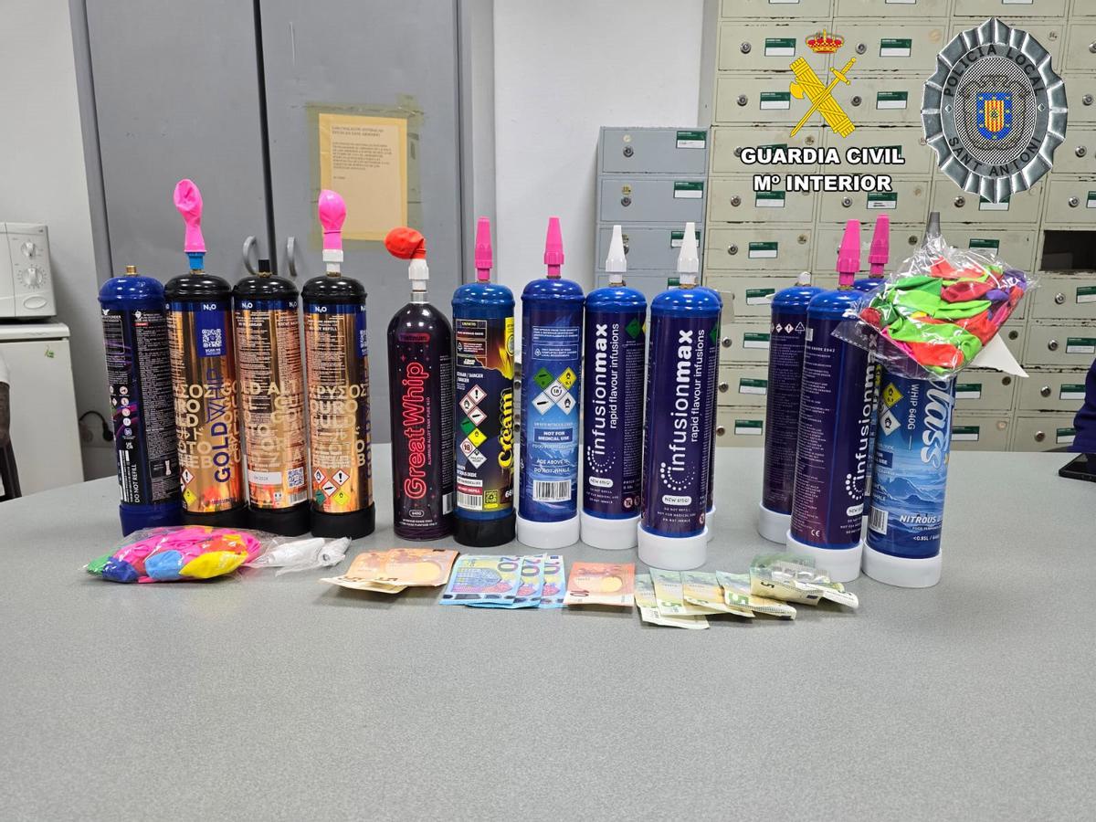 Botellas de óxido nitroso