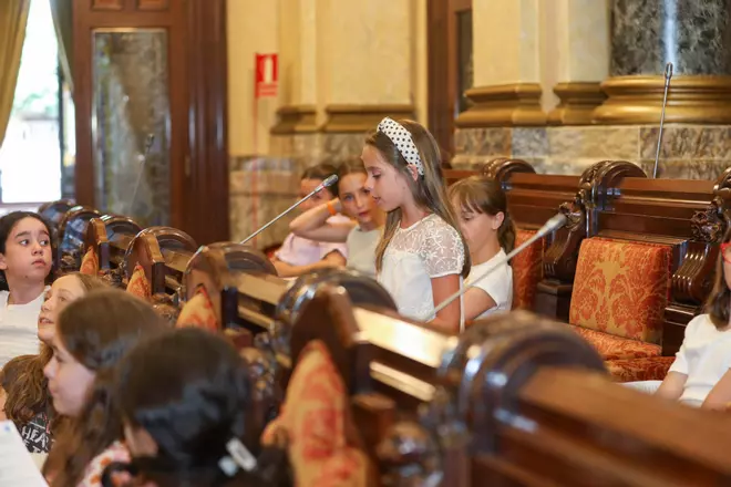 Pleno infantil en María Pita