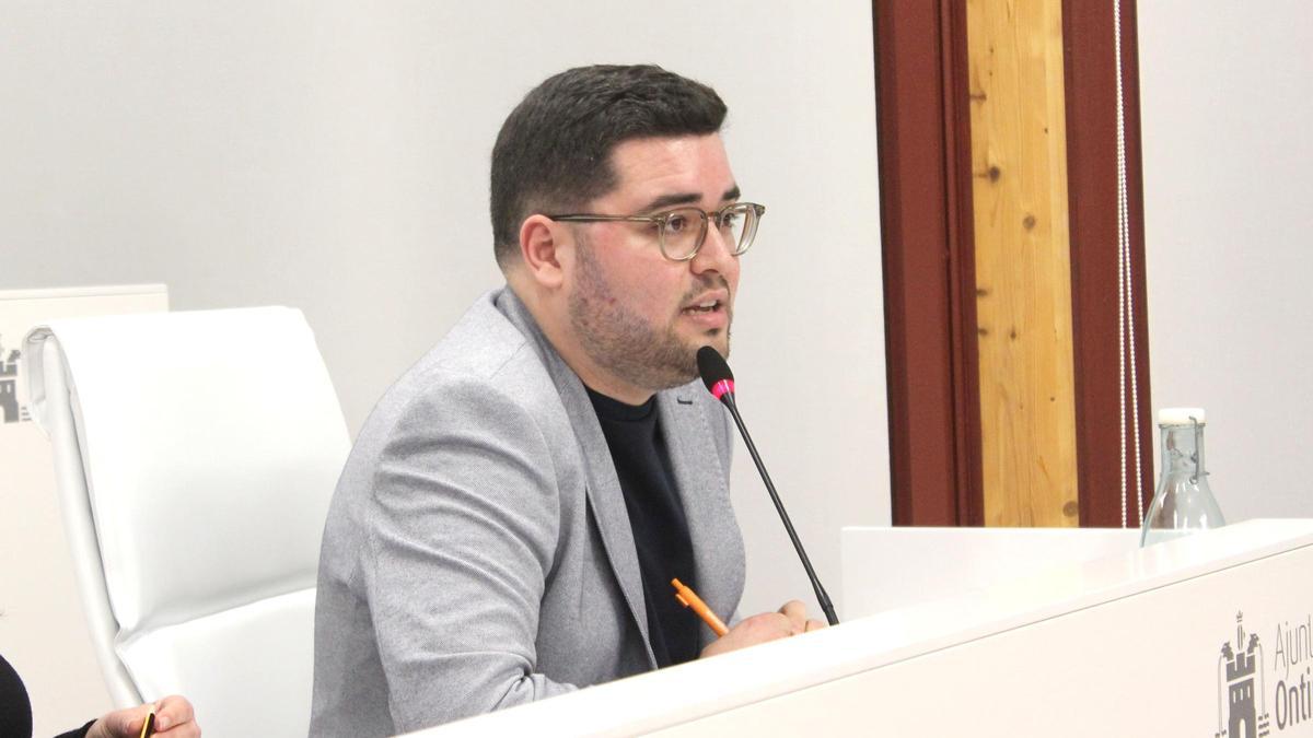 El portavoz de Compromís en Ontinyent, Nico Calabuig.