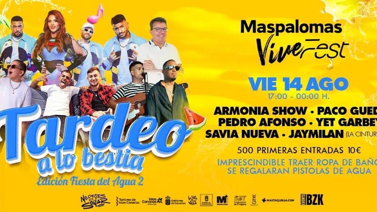 Maspalomas Vive Fest convierte el verano en un festival de tres días para todos los públicos