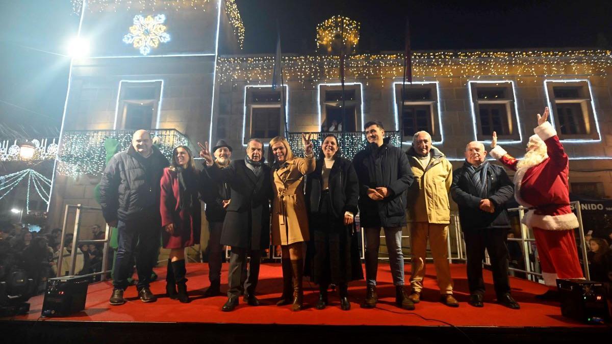 Acto de acendido das luces de Nadal de Redondela.