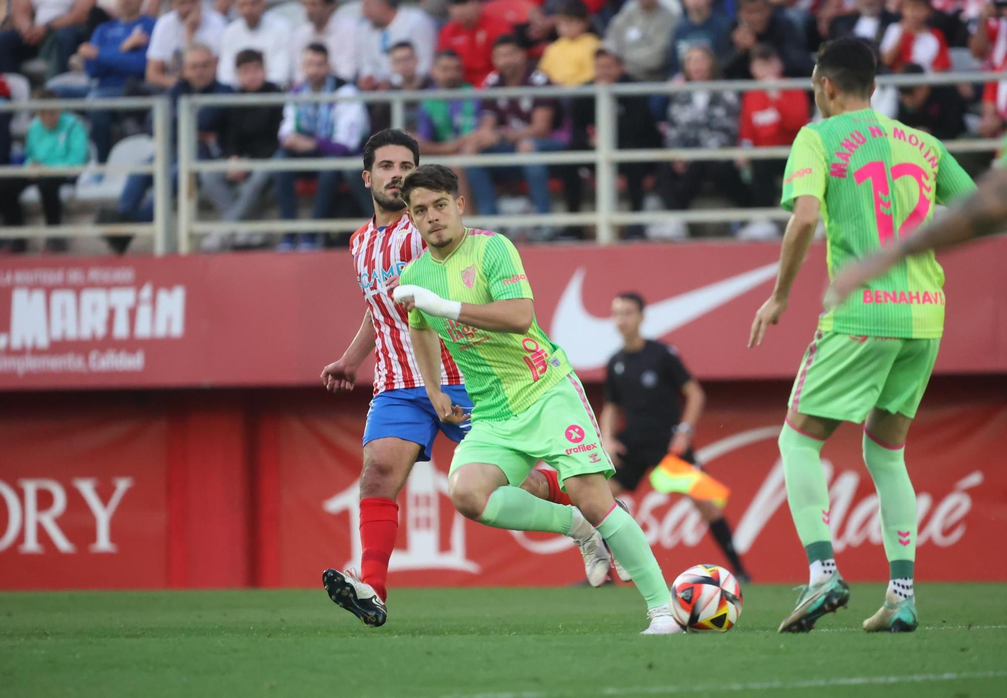 Una imagen del Algeciras - Málaga CF, disputado en el Nuevo Mirador. Foto: LOF