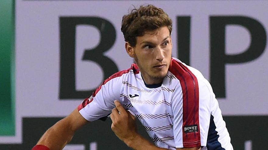 Pablo Carreño, en un partido en Indian Wells.