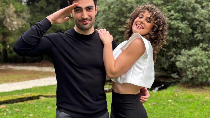 David Vilares e Alba Mancebo, presentadores de ‘Morra o conto’. | Producións Celta
