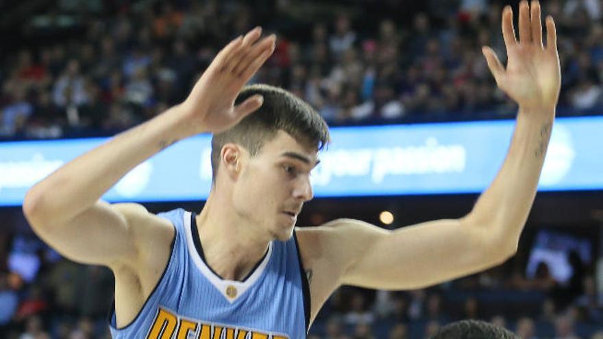 Juancho Hernangómez, durante un partido de esta temporada con Denver Nuggets.