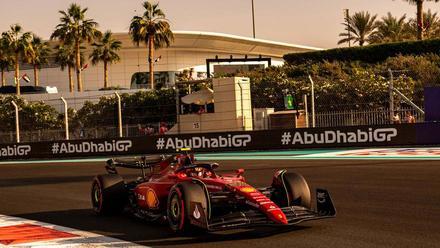 Un Ferrari compitiendo en el pasado GP de Abu Dhabi