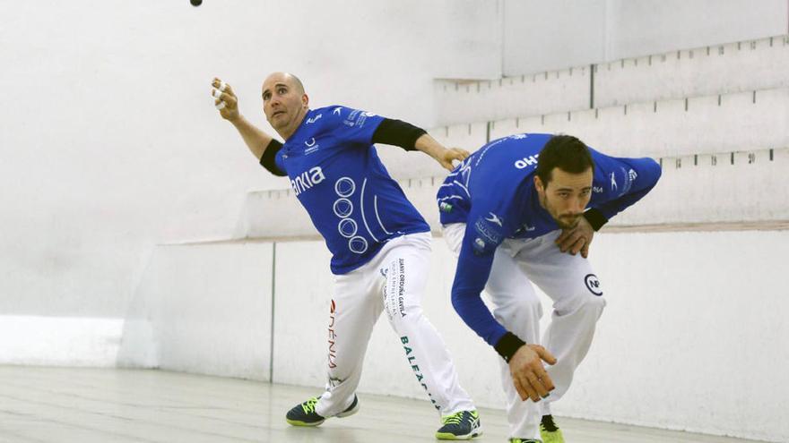 Els &#039;canoners&#039; de l&#039;equip d&#039;Almussafes, Félix i Nacho.