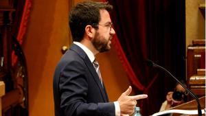 Aragonès: «No dubtarem a fer més passos enrere en les restriccions»