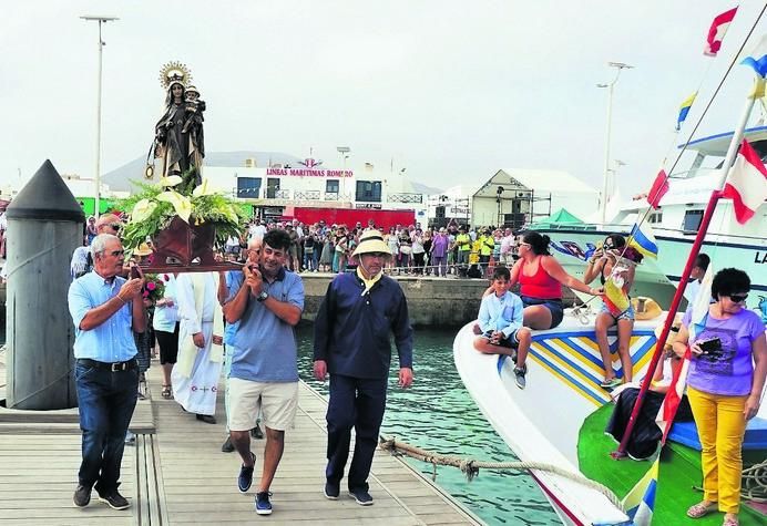 Fiestas de la Virgen del Carmen en La Graciosa