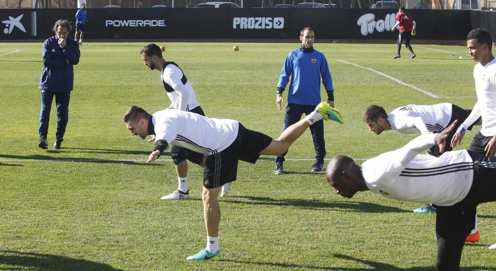 Las mejores imágenes del entrenamiento del Valencia CF