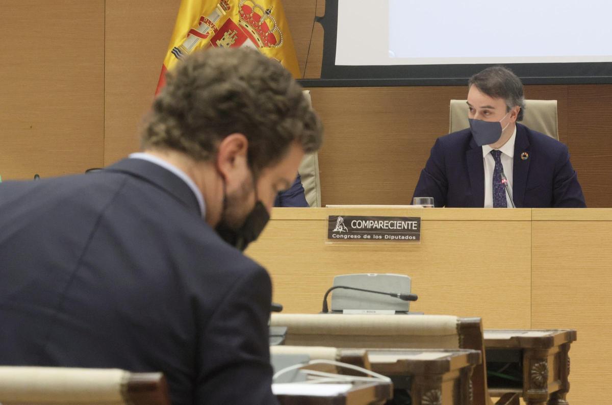 Iván Redondo durante una comparecencia en el Congreso.