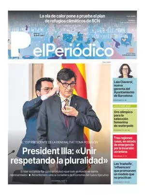 La portada de EL PERIÓDICO del 11 de agosto de 2024