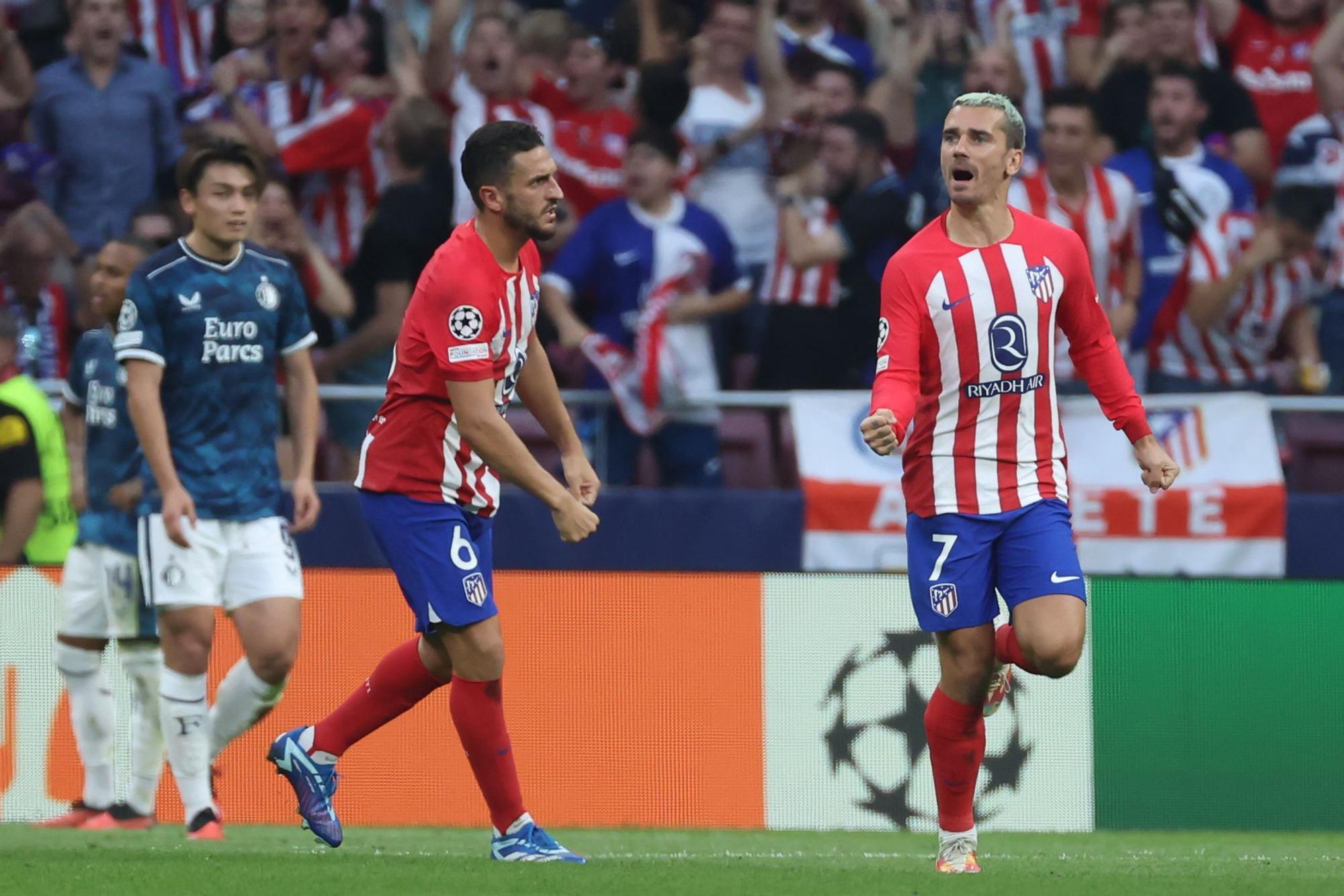 Champions League | Atlético de Madrid - Feyenoord, en imágenes