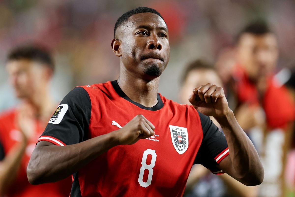 David Alaba, capitán de Austria.