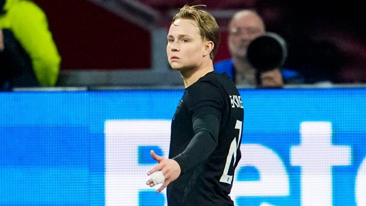 Andreas Schjelderup anotó un bello gol con Noruega en el Johan Cruyff