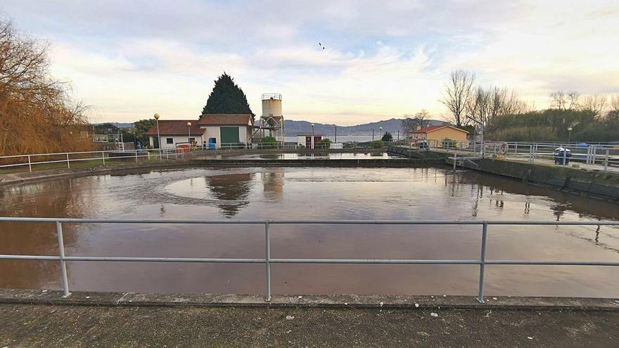 Estación depuradora de aguas residuales de Cangas, en Areamilla. |   // FDV