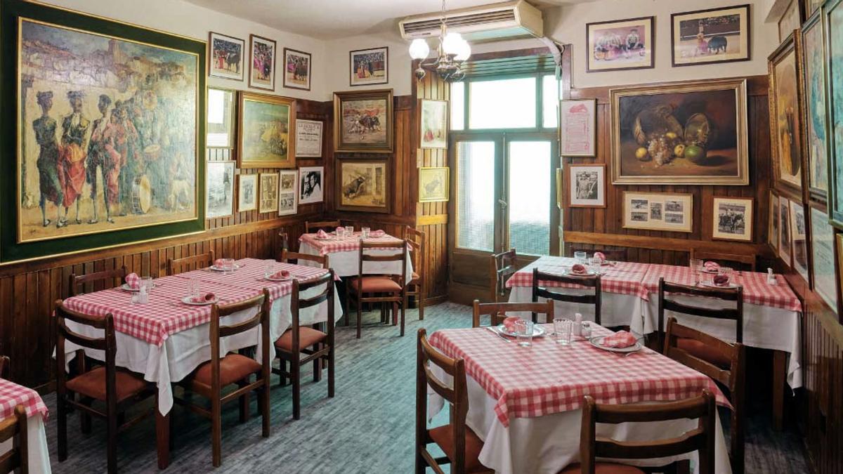 El comedor de Casa Salvador (Madrid).