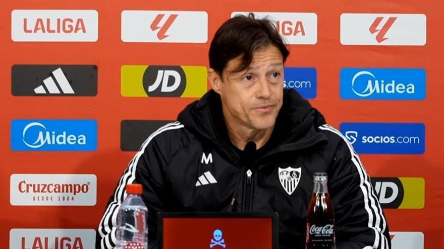 Matías Almeyda confirma la vuelta de Vargas para el Sevilla-Rayo: "Está mejor, hoy hizo algo de fútbol"
