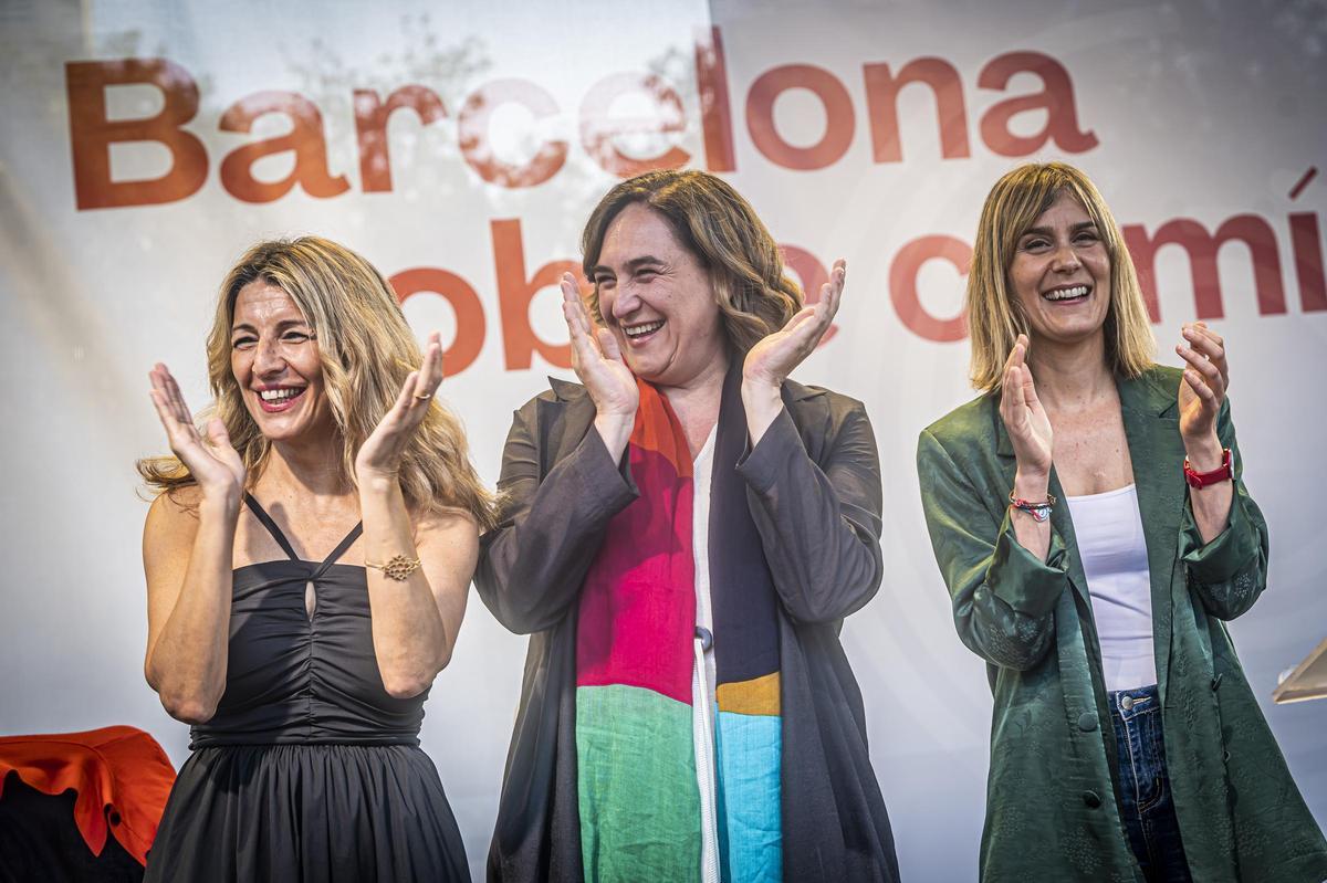 Ada Colau demana el vot d’esquerra, inclòs el socialista, per frenar el pacte Trias-Collboni