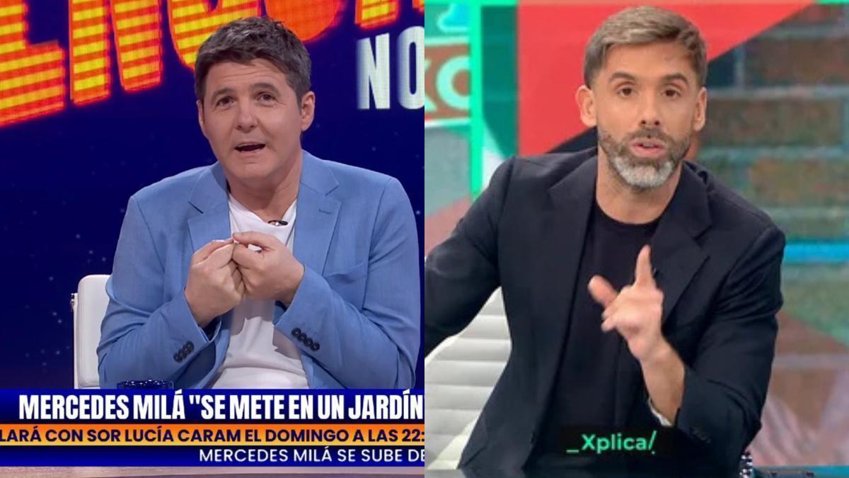 Jesús Cintora en 'Malas Lenguas Noche' / José Yélamo en 'laSexta Xplica'