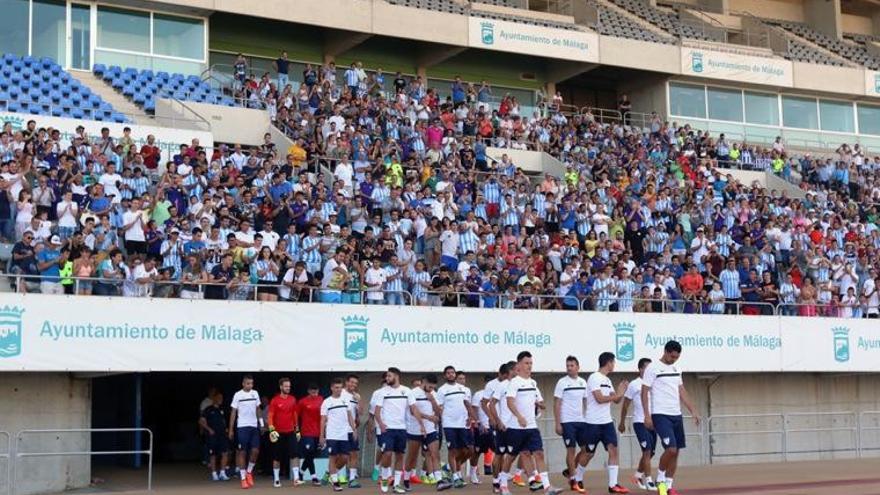 Entrenamiento del Málaga CF con Juande Ramos.