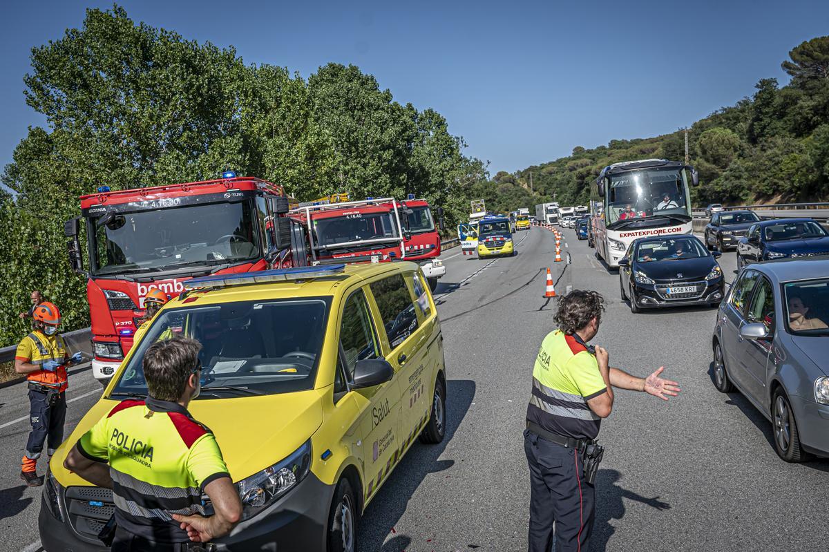 Trágica operación retorno de Sant Joan en la AP-7