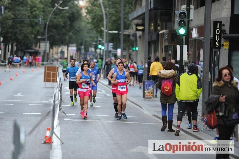 Murcia Maratón y 10 k. Paso por la Gran Vía