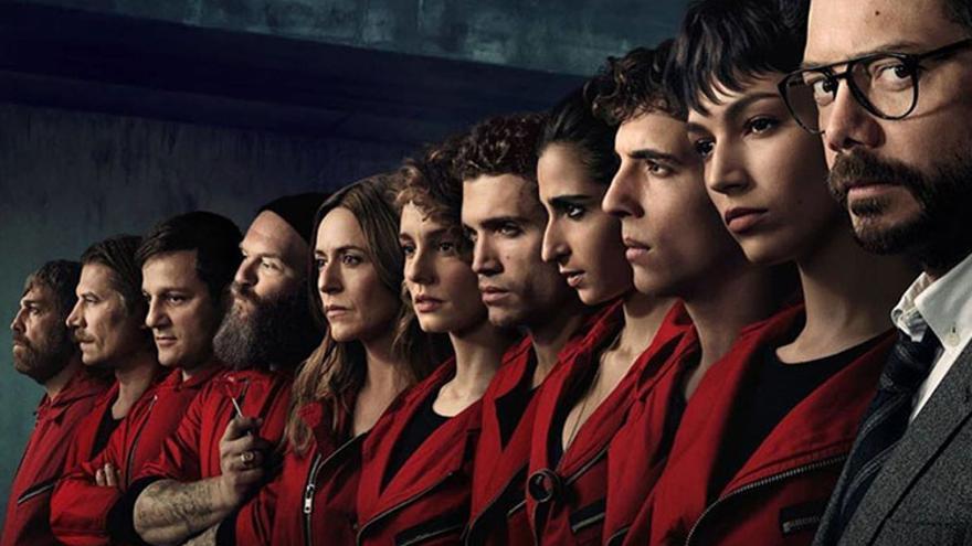 Una imagen de los personajes de &#039;La casa de papel&#039;.