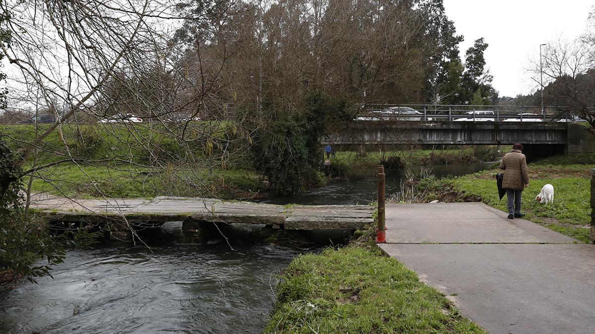 El río Miñor, a su paso por Gondomar