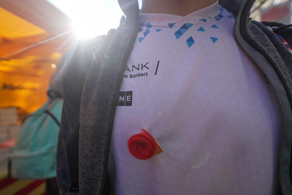 Celebración del día de Sant Jordi en Barcelona