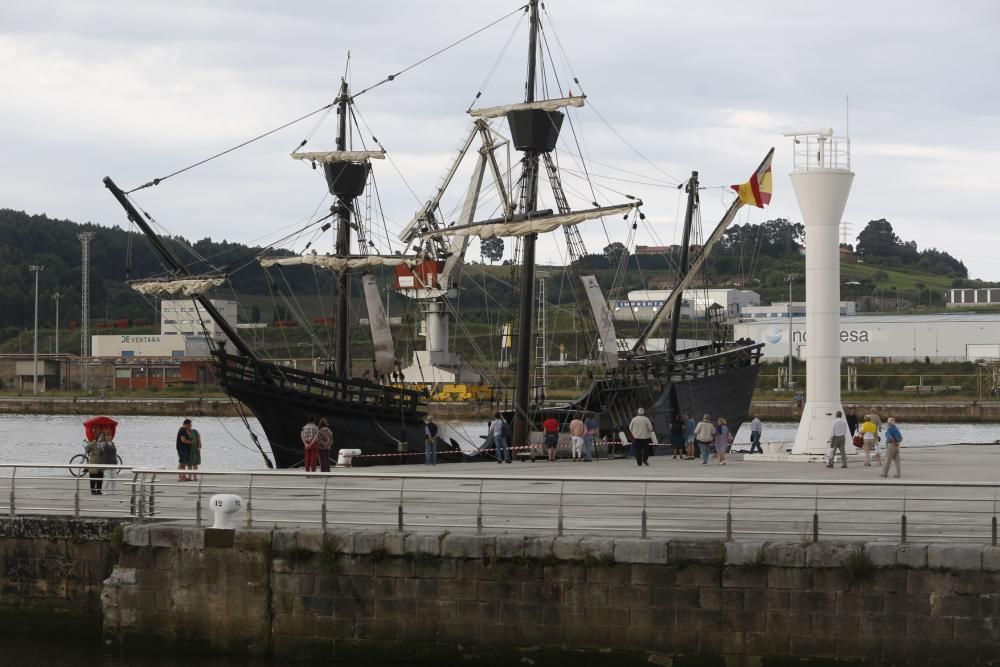 La nao "Victoria" recala en Avilés