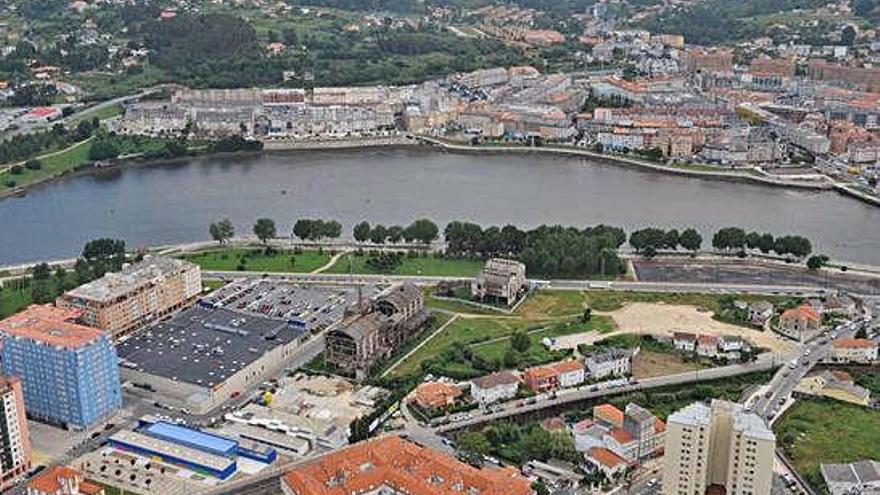 Vista de la ría de O Burgo.