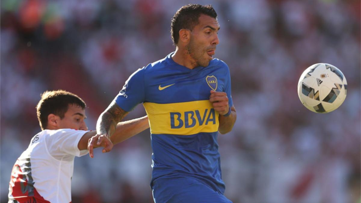 Tevez, jugador de Boca Juniors