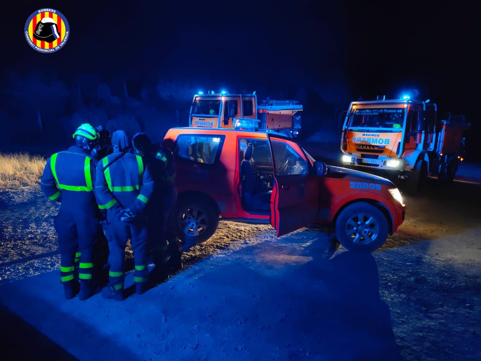 Declarado un incendio forestal en Calles