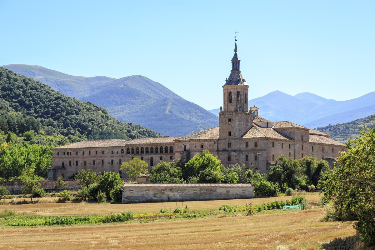 Monasterio de Yuso en el municipio de San millán de la Cogolla
