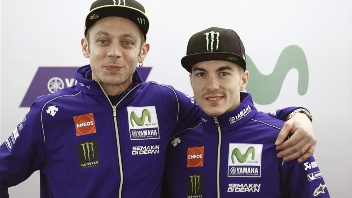 Valentino Rossi y Maverick Viñales