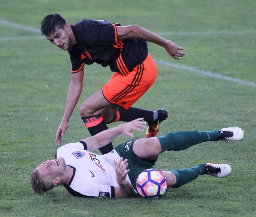 El Münster - Valencia CF, en imágenes