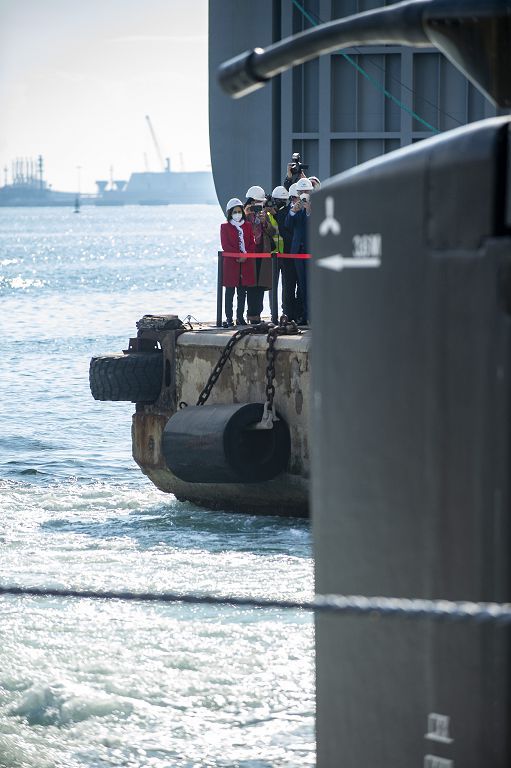 Margarita Robles visita las instalaciones de Navantia en Cartagena