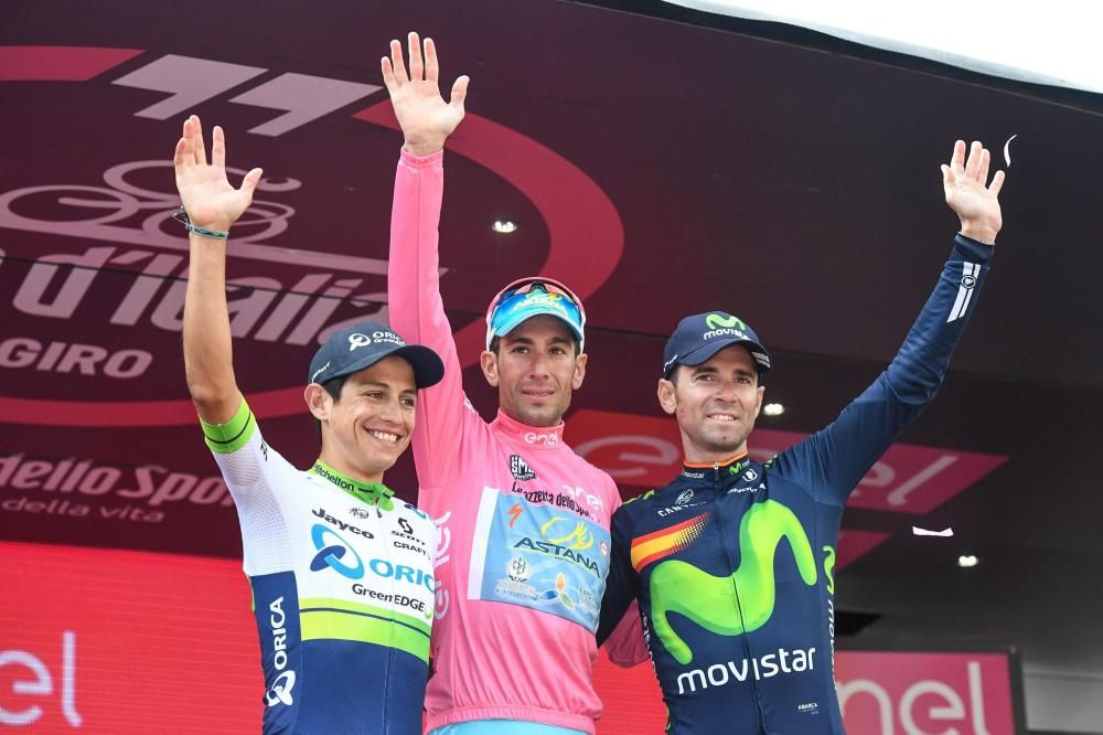 El ciclista del Astana se adjudicó su segundo Giro de Italia en la etapa que finalizó en Turín y que ha cerrado esta edición de la ronda italiana.