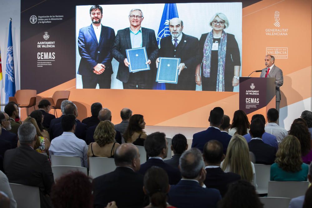 La reina Letizia inaugura el Centro Mundial para la Alimentación Sostenible en València