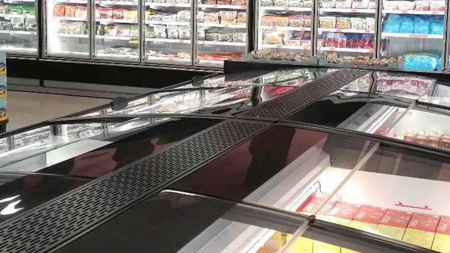 La zona de congelados del nuevo Mercadona.