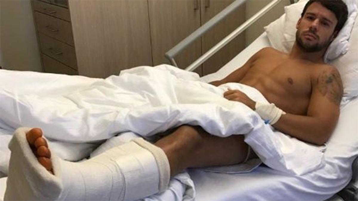 Juan Bernat sufrió rotura de la sindesmiosis del tobillo izquierdo