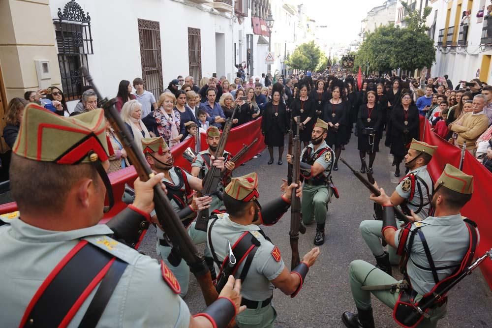 La hermandad de la Caridad y los legionarios