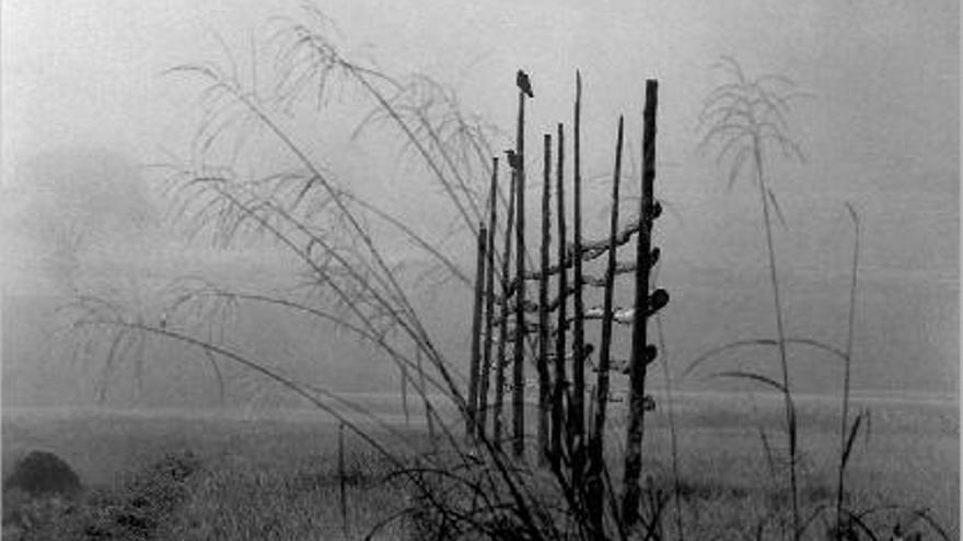 Un dels paisatges de Quim Tor, amb el seu habitual blanc i negre, que es podran veure a l&#039;exposició.