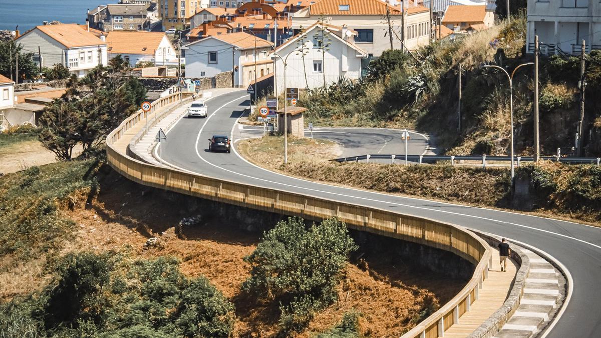 Imaxe da nova pasarela de Arnela.