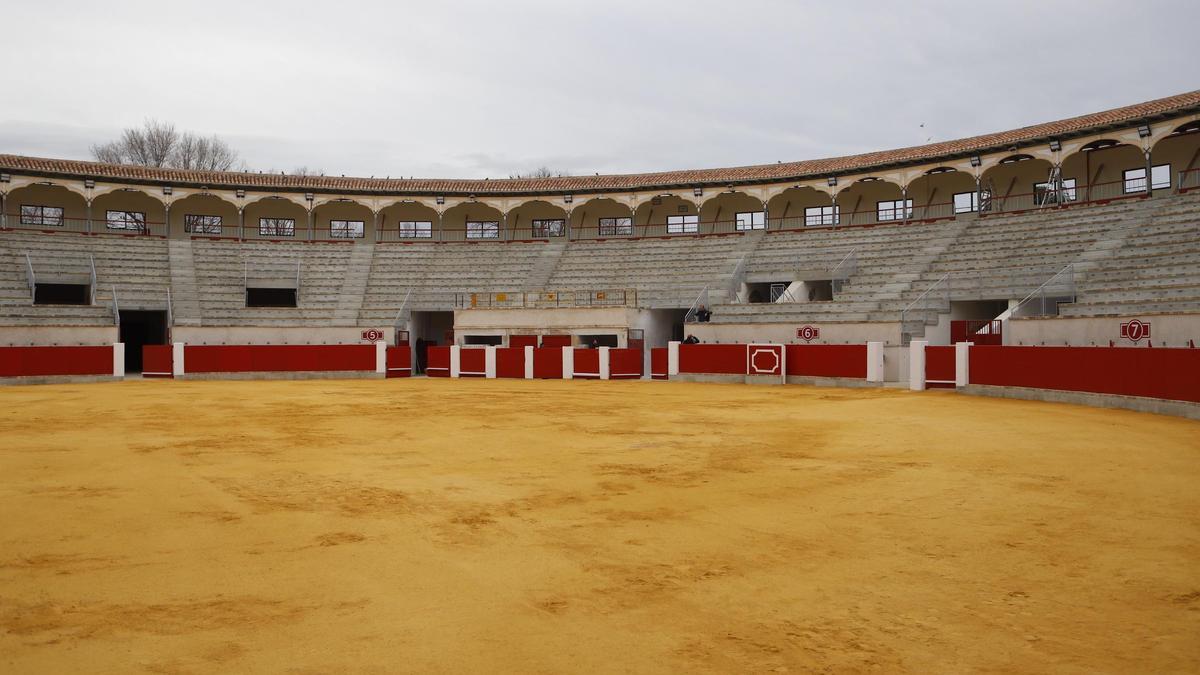 Interior de la Plaza de Toros Lorca en la actualidad.