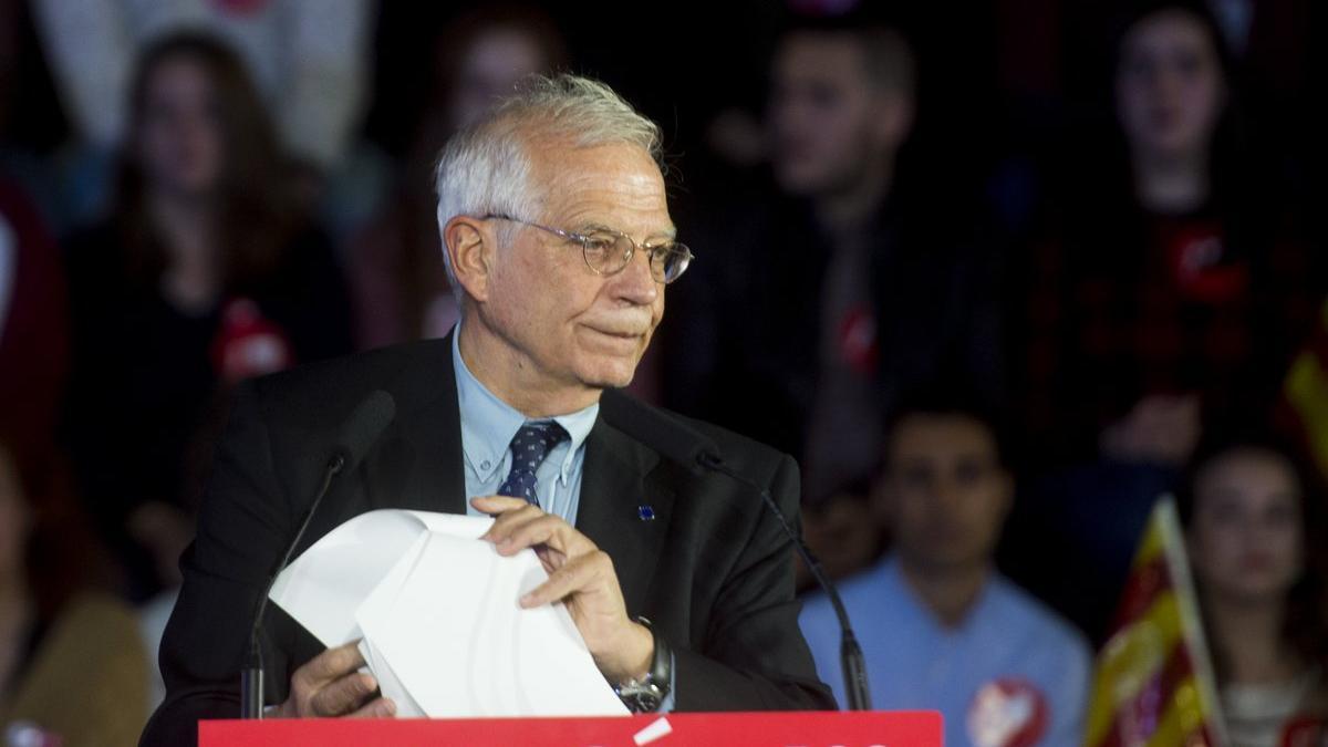 El ministro en funciones de Asuntos Exteriores, Josep Borrell