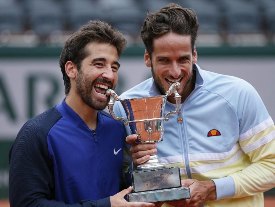Feliciano y Marc López, campeones de Roland Garros