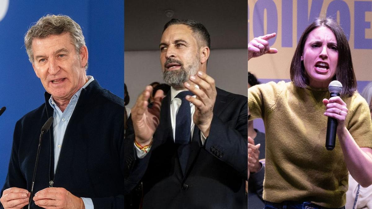 Feijóo, Abascal y Montero han tratado el tema del voto de los inmigrantes regularizados